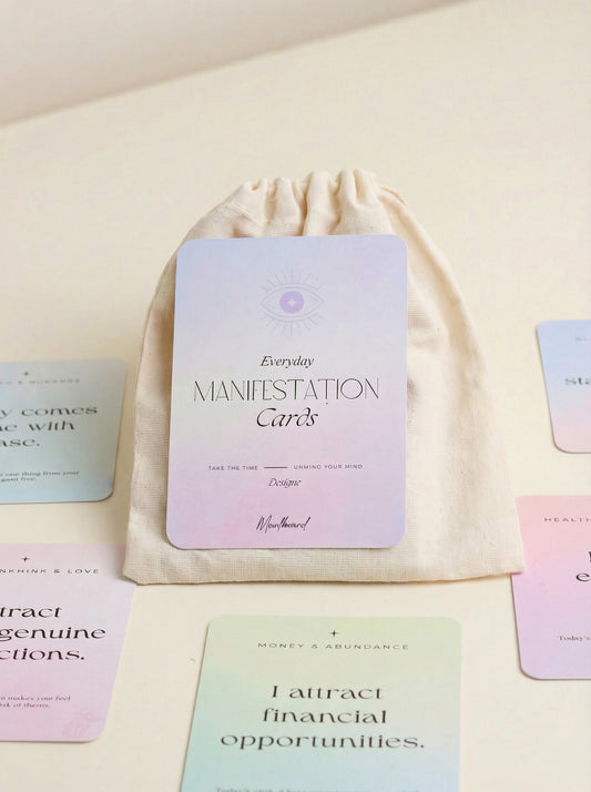 Manifestation & Positive Affirmation Cards (Daily Mindset Boost | 30 Cards | Self-Growth & Motivation)